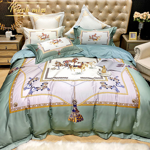 Flower print Bedding Sets King Bedding Sets 008